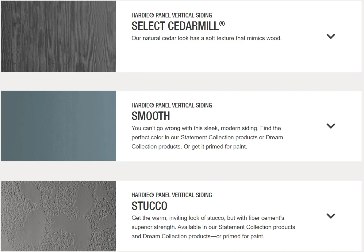 James hardie panels 